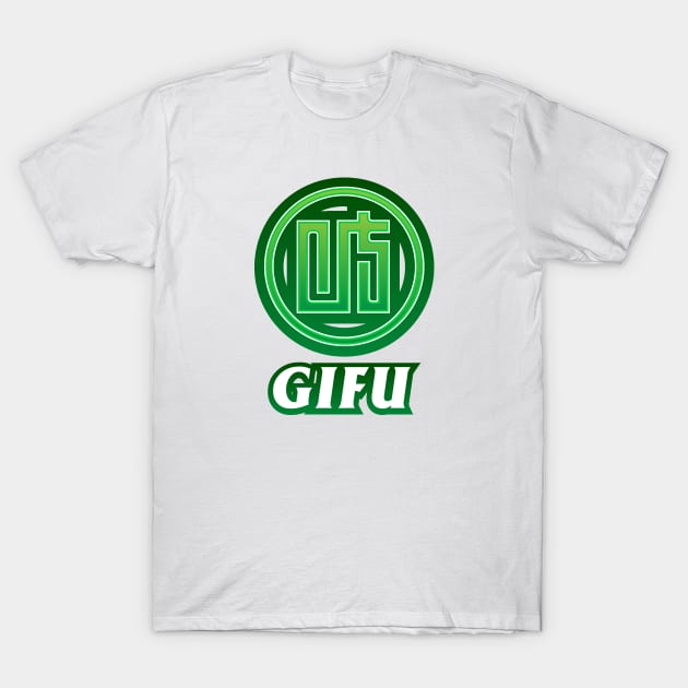 Gifu Prefecture Japanese Symbol T-Shirt by PsychicCat